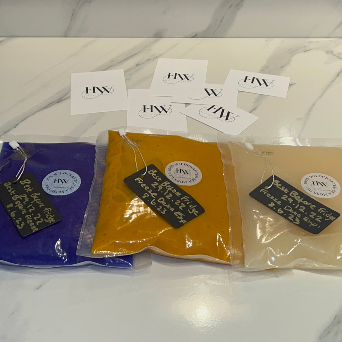 Sea Moss Gel infused with Blue Spirulina